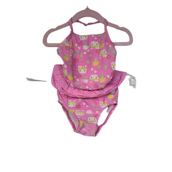 Hello Kitty Swim Hello Kitty Pink 2 Piece Tankini Bottoms Toddler